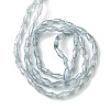 Transparent Electroplate Glass Beads X1-GLAA-K064-05A-PL03-2