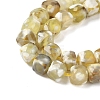 Natural Fire Crackle Agate Beads Strands G-H078-C49-6mm-05-4