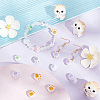 84Pcs 6 Colors Opaque Acrylic Beads OACR-GA0001-08-4