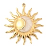 304 Stainless Steel Pendants STAS-F319-08G-02-1
