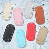 8Pcs 8 Colors Imitation Leather Bag Bottoms FIND-BBC0004-55-7