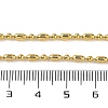 Rack Plating Brass Oval Link Chain Necklace NJEW-A035-06G-02-5