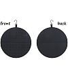 Flat Round Felt Wall Mounted Badge Brooch Organizer Display Boards PW-WG6EADD-03-1