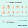 ABS Plastic Full Cover Press On False Nails DIY-CJC0006-15-8