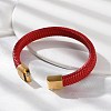 Ion Plating(IP) Braided Microfiber Leather Cord Bracelets for Men BJEW-Z081-06G-3