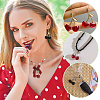 DIY Cherry Pendant Jewelry Kits DIY-PH0029-91-5