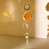 Natural Agate & Crystal Pendant Decorations PW-WG49912-06-1