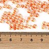 Transparent Inside Colours Glass Seed Beads SEED-A032-04O-4