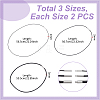 6Pcs 3 Styles Black Waxed Cord Necklace Making AJEW-UN0002-31-3