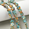 Dyed Synthetic Imperial Jasper Beads Strands G-D337-10mm-B03-1
