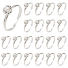 40Pcs Adjustable Alloy Rhinestone Finger Rings for Women RJEW-SP0001-02P-1