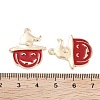 Halloween Theme Light Gold Plated Alloy Enamel Pendants ENAM-M219-14KCG-01-3