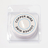Round Copper Jewelry Wire X-CW0.4mm007-3