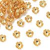 SHEGRACE Brass Bead Caps XGRPCU085-283G-1