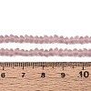 Frosted Transparent Glass Beads Strands LS-GLAA-N016-4mm-25-2