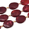 Natural Fire Crackle Agate Beads Strands G-P605-L03-01C-2