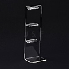 Transparent Acrylic Earrings Display Stands EDIS-G014-06-4