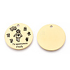 201 Stainless Steel Pendants LS-STAS-T064-37G-14-1