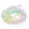 Baking Painted Transparent Glass Beads X1-DGLA-M001-10mm-01-2