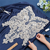 Lace Embroidery Sewing Polyester Appliques DIY-WH0013-63-3
