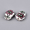 Handmade Porcelain Ceramic Beads PORC-Q005-08C-2