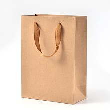 Rectangle Kraft Paper Bags AJEW-L048D-02