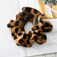 Leopard Print Pattern Cloth Elastic Hair Accessories OHAR-PW0007-45F