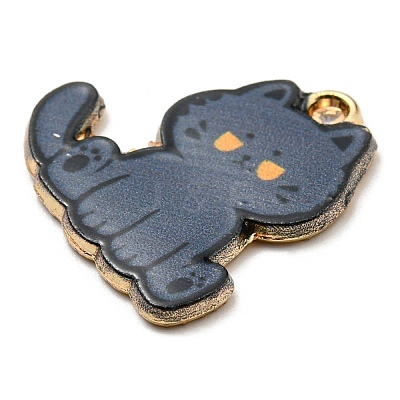 Printed Alloy Pendants ENAM-L042-04G-1