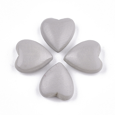 Painted Natural Wood Beads WOOD-S049-01H-1