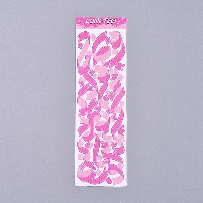 Decorative Labels Stickers DIY-L037-C08-1