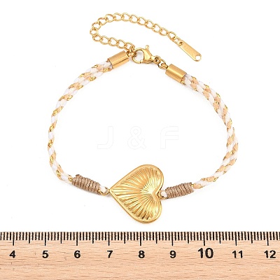 304 Stainless Steel Link Bracelets BJEW-K303-02A-1