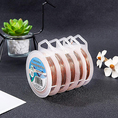 Round Bare Copper Wire for Jewelry Making CWIR-BC0002-16C-1
