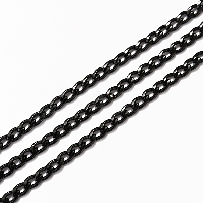 304 Stainless Steel Cuban Link Chains CHS-H009-33B-1