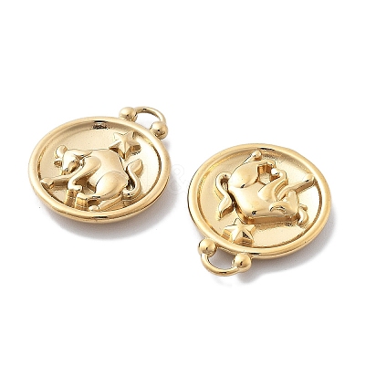 PVD Vacuum Plating 304 Stainless Steel Rhinestone Pendants STAS-R130-01G-01-1