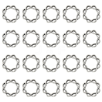 60Pcs Alloy Bead Frame FIND-YW0008-76-1