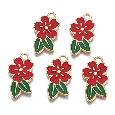 Alloy Enamel Pendants ENAM-Q446-002D-RS-1