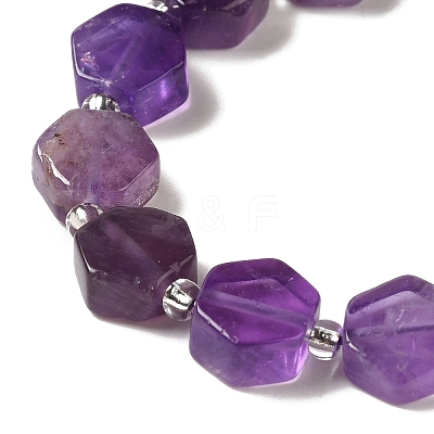 Natural Amethyst Beads Strands G-P534-A13-02-1