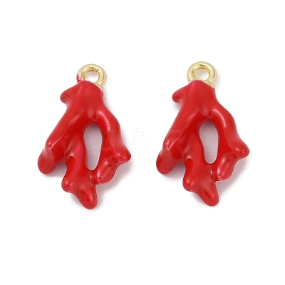 Alloy Enamel Pendants FIND-M081-01G-1