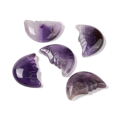 Natural Amethyst Cabochons G-E579-02H-1