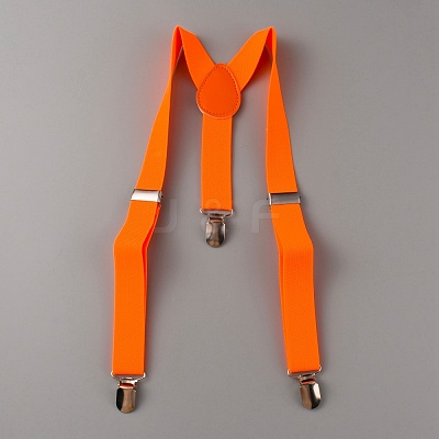 Adjustable Polyester Y-Shaped Heavy Duty Suspenders AJEW-WH0307-23J-1