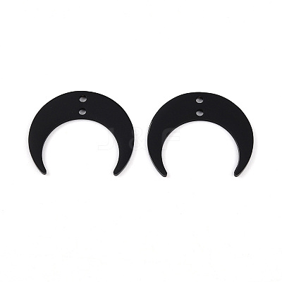 Ion Plating(IP) 201 Stainless Steel 2-Loop Link Pendants STAS-N090-LA039-01-1