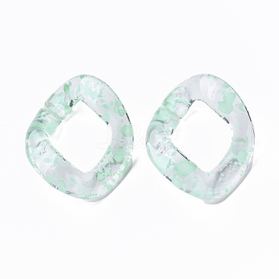 Transparent Acrylic Linking Rings OACR-N009-015A-B04-1