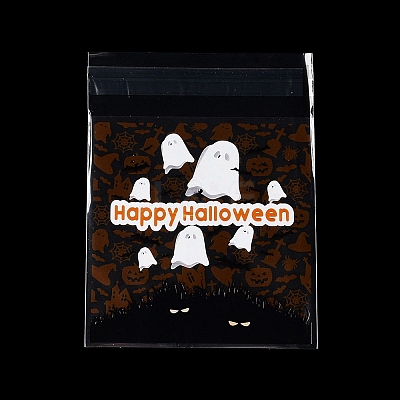 Halloween Theme Plastic Bakeware Bag OPP-Q004-01C-1