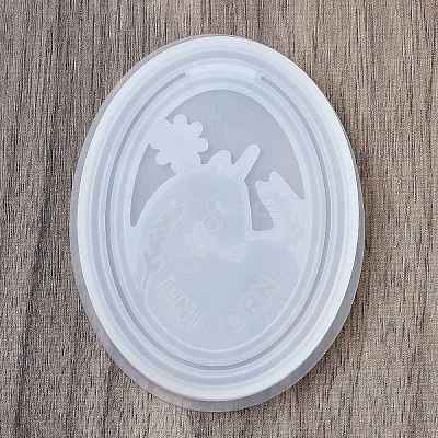 Christmas Series Hanging Tag DIY Pendant Decoration Silicone Molds DIY-M057-03A-1