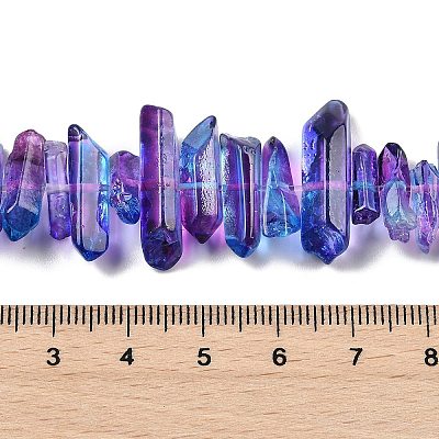 Natural Dyed Quartz Beads Strands G-G791-14Q-1