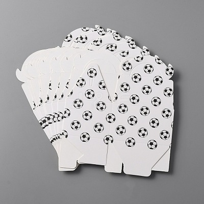 Football Pattern Kraft Paper Candy Boxes CON-WH0084-34A-1