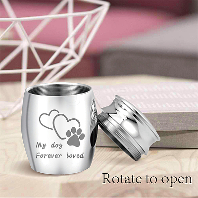 Stainless Steel Cremation Urn AJEW-CN0001-91A-1