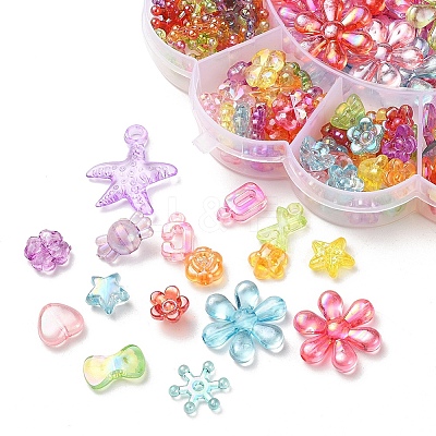 271Pcs 13 Style Transparent Acrylic Beads TACR-YW0001-26-1