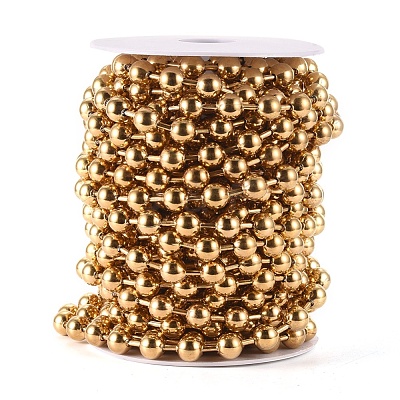 PVD Vacuum Plating 304 Stainless Steel Ball Chains CHS-F009-01J-G-1