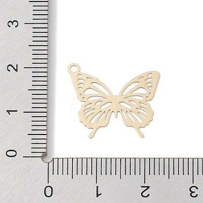 Brass Filigree Pendants KK-K366-43KCG-1